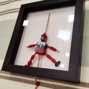 Cuadro vitrina con Pinocchio móvil